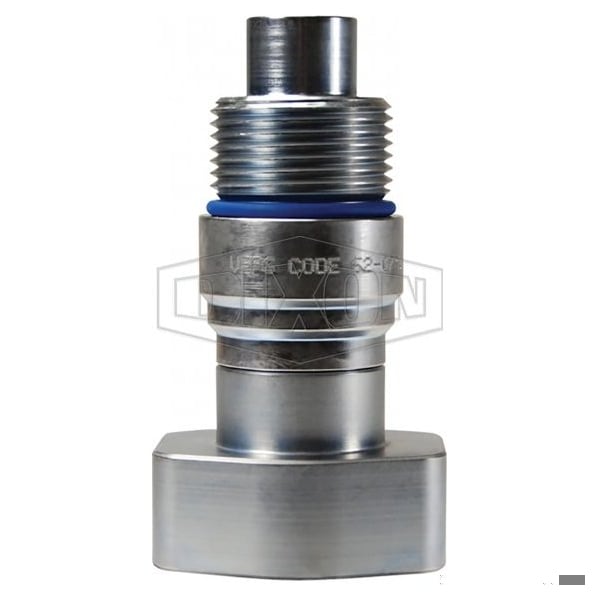 Quick Disconnect Hydraulic Flange Pad Plug, 1-1/4 in Nominal, Steel